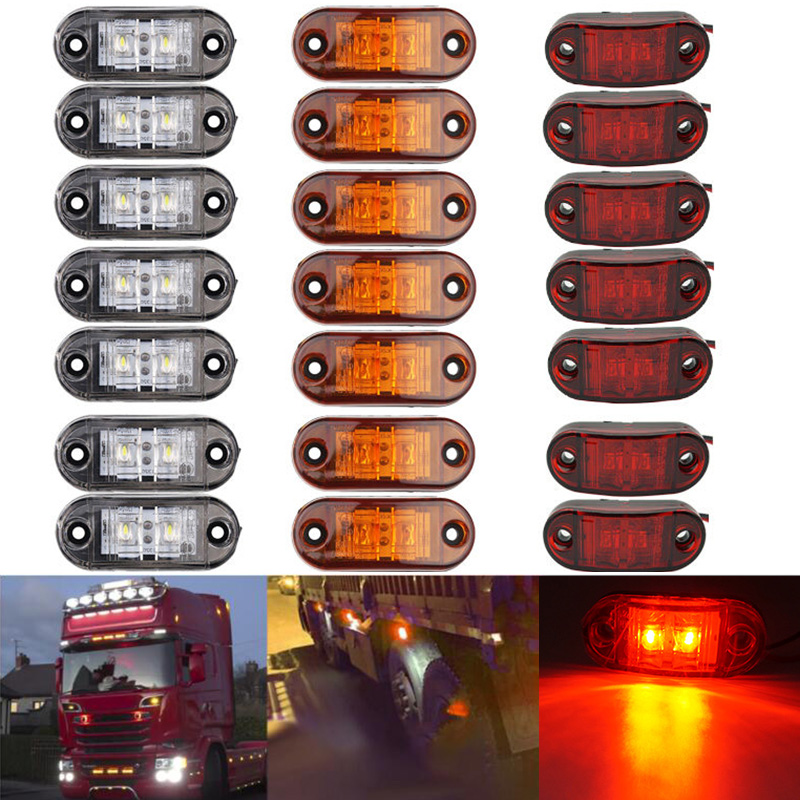 Signal Panel Orange - 10PCS Spie LED Diodo Luce Rimorchio