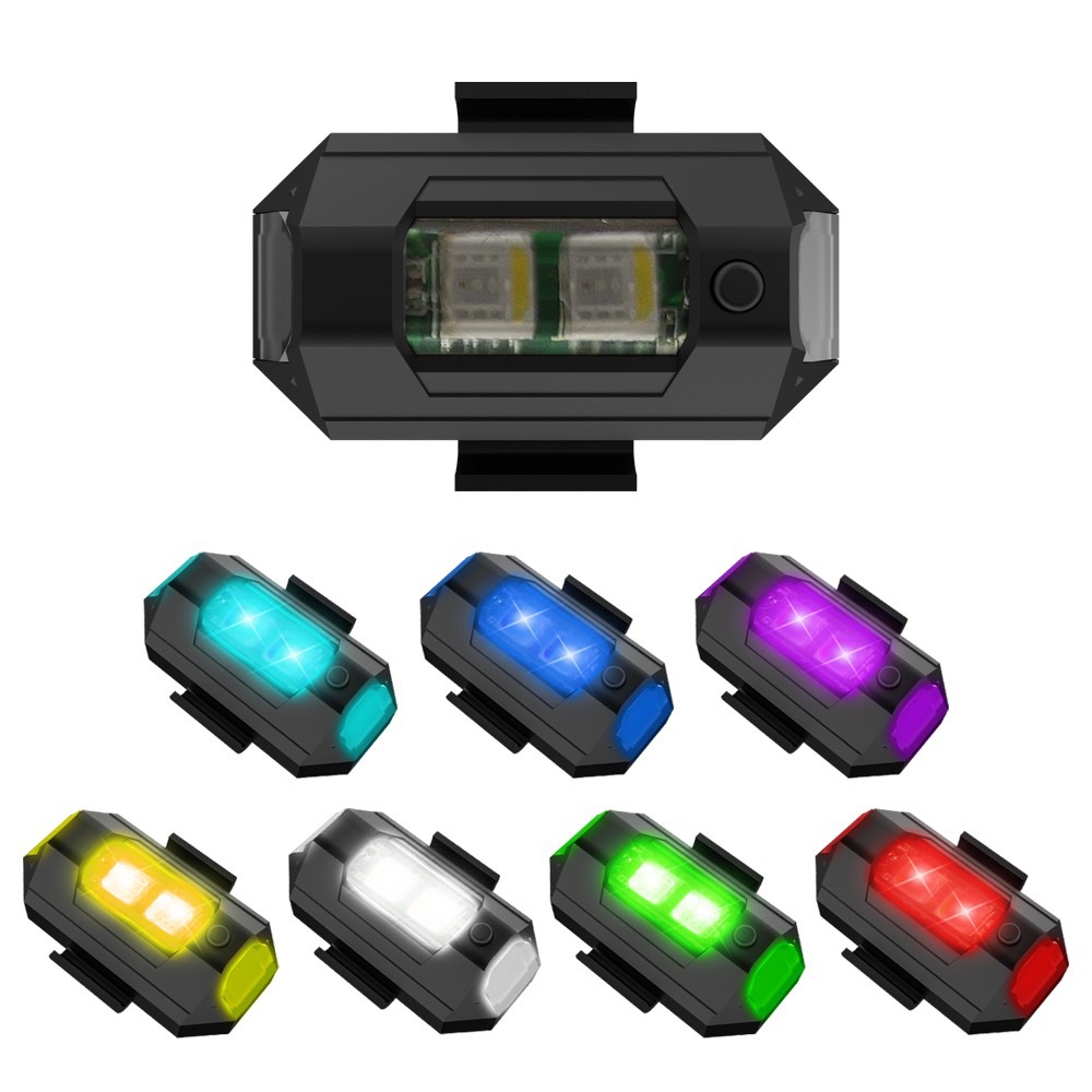 1PC 7 colori Mini USB di ricar - Sos Light Strobe recensione e prezzo